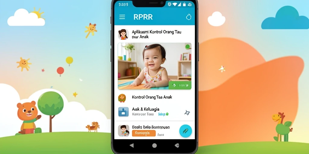 Antarmuka RPRR yang intuitif untuk kontrol orang tua.