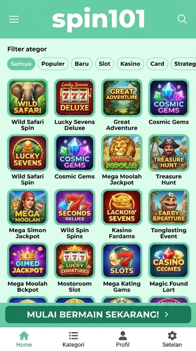 Akses Mudah ke Aplikasi Populer di spin101