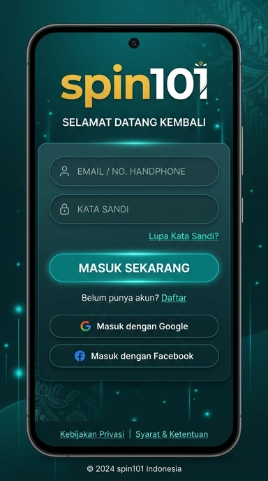 Panduan Masuk Akun Spin101 untuk Pengguna Android